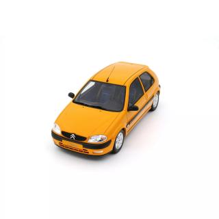 Citroën Saxo 1.4 BIC Phase 2 Orange Mango 2000 OttO mobile 1:18 Resinemodell (Türen, Motorhaube... nicht zu öffnen!)